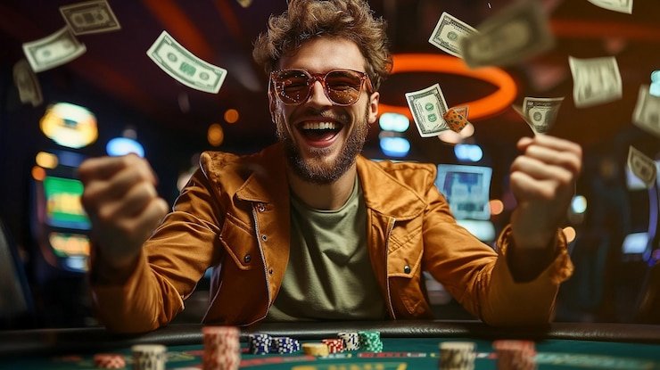 Meja roulette live dengan dealer di studio produksi sirkus4d
